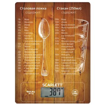  Весы кухонные Scarlett SC-KS57P19 рисунок 