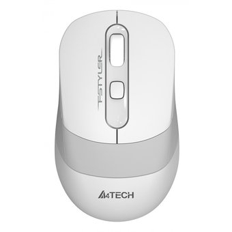  Мышь A4 Fstyler FG10S белый/серый 