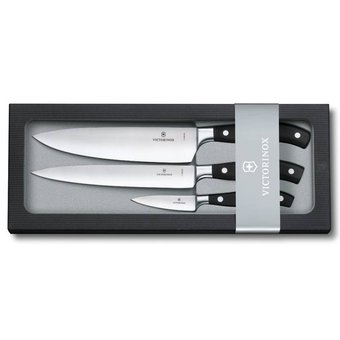  Набор ножей Victorinox Forged Chefs (7.7243.3) 3шт черный 