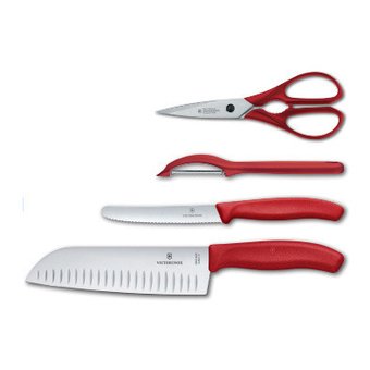  Набор ножей Victorinox Swiss Classic Kitchen (6.7131.4G) 4шт красный 