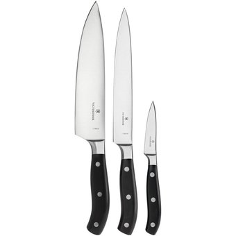  Набор ножей Victorinox Forged Chefs (7.7243.3) 3шт черный 