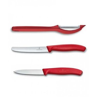  Набор ножей кухон. Victorinox 6.7111.31 красный карт.коробка 