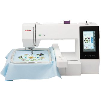 Вышивальная машина Janome Memory Craft 500E белый 