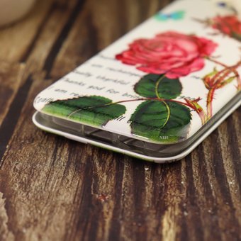 УЦ Чехол-книга для Samsung A3 2017/A320 /отдел под пластик.карту,силикон/ rose (ПУ) 