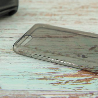  УЦ Силиконовая накладка для Xiaomi Mi6 Чёрный Прозрачный (ПУ) 