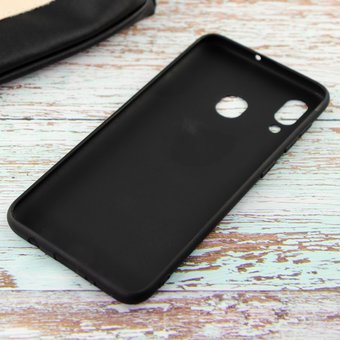  УЦ Чехол ТПУ для Samsung Galaxy A30, арт.009486 (Черный) (ПУ) 