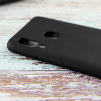  УЦ Чехол ТПУ для Samsung Galaxy A30, арт.009486 (Черный) (ПУ) 
