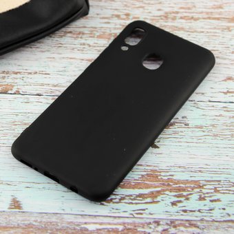  УЦ Чехол ТПУ для Samsung Galaxy A30, арт.011010 (Черный) (ПУ) 