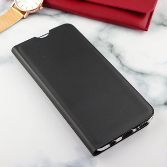  УЦ Чехол-книжка Wallet Cover для Samsung A20/A30 (чёрный) (ПУ) 