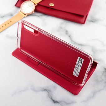  УЦ Чехол-книжка Wallet Cover для Samsung A70 (красный) (ПУ) 