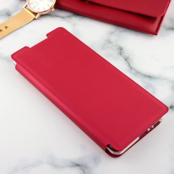  УЦ Чехол-книжка Wallet Cover для Samsung A80/A90 (красный) (ПУ) 