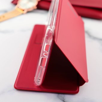  УЦ Чехол-книжка Wallet Cover для Samsung A80/A90 (красный) (ПУ) 