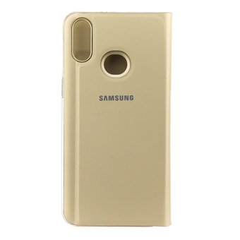  УЦ Чехол-книжка Wallet Cover для Samsung A10S (золото) (ПУ) 