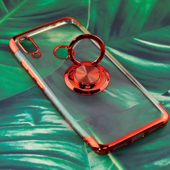  УЦ Чехол силиконовый с кольцом для Xiaomi Redmi 7 красный (ПУ) 