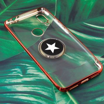  УЦ Чехол силиконовый с кольцом для Xiaomi Redmi 7 красный (ПУ) 