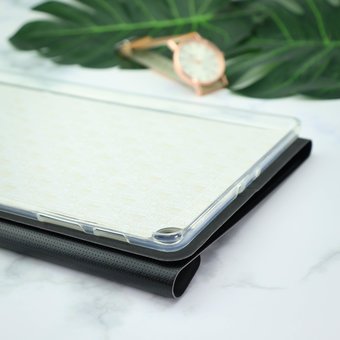 УЦ Чехол книга для Samsung Galaxy Tab A 10.1 / T-515 чёрный (ПУ) 