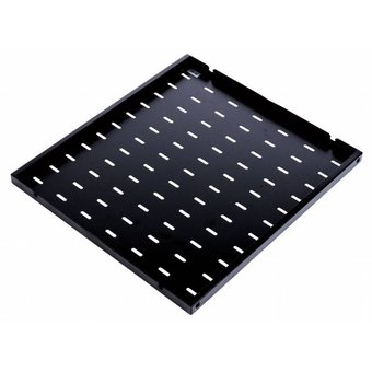  Полка стационарная ЦМО СВ-100-9005 черный нагр.45кг 19" 1000мм (1шт) 