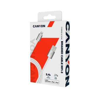  Кабель USB CANYON CNS-MFIC3PW 