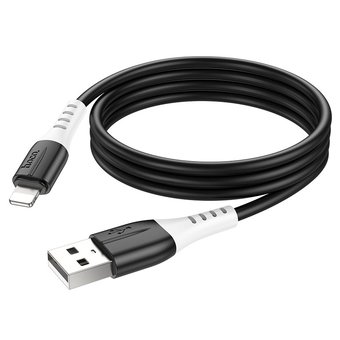  Дата-кабель HOCO X82 lightning 1м (чёрный) 