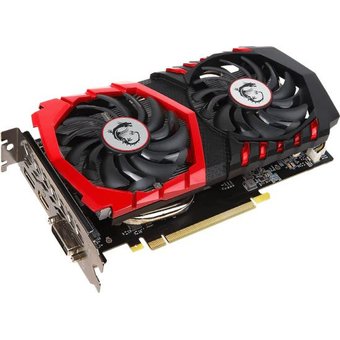 Видеокарта MSI GeForce GTX 1050 Ti Gaming X 4G PCI-E nVidia GeForce GTX 1050TI 4096Mb 128bit GDDR5 1290/7108 DVIx1/HDMIx1/DPx1/HDCP Ret 