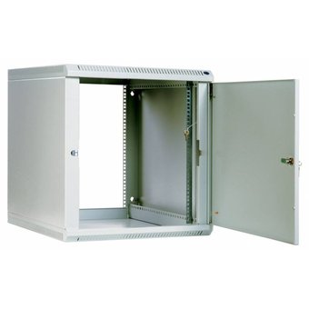  Шкаф коммутационный ЦМО ШРН-9.650.1 серый 9U 600x650мм пер.дв.металл несъемн.бок.пан. 50кг 
