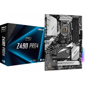  Материнская плата Asrock Z490 PRO4 