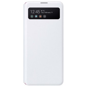 Чехол (флип-кейс) Samsung для Samsung Galaxy A41 Smart S View Wallet Cover белый (EF-EA415PWEGRU) 