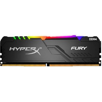  Оперативная память 8Gb DDR4 3600MHz Kingston HyperX Fury RGB (HX436C17FB3A/8) 