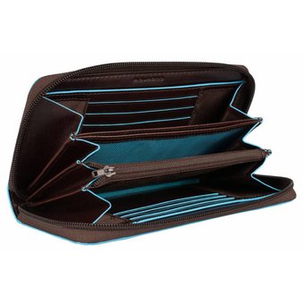  Кошелек женский Piquadro Blue Square PD3229B2/N черный натур.кожа 