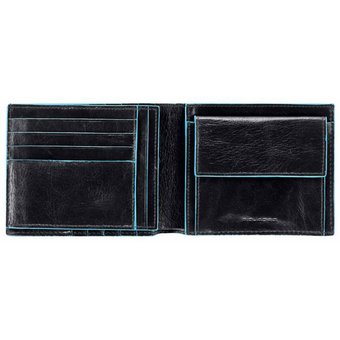  Кошелек мужской Piquadro Blue Square PU1240B2/N черный натур.кожа 