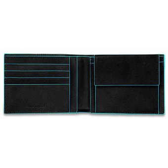  Кошелек мужской Piquadro Blue Square PU257B2R/N черный натур.кожа 