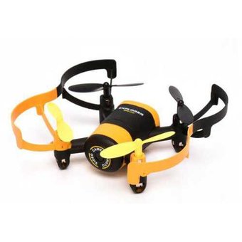  Квадрокоптер JXD 512V Elfin FPV 0.3Mpix avi ПДУ желтый/черный 