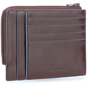  Чехол для кредитных карт Piquadro Blue Square PU1243B2R/MO коричневый натур.кожа 