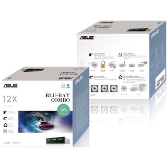  Привод Blu-Ray Asus BC-12D2HT (BC-12D2HT/BLK/G/AS) черный SATA внутренний RTL 