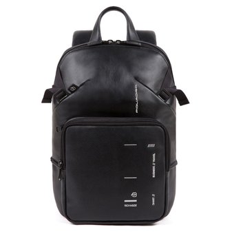  Рюкзак мужской Piquadro Kyoto CA4923S106/N черный натур.кожа 