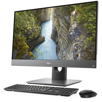  Моноблок Dell Optiplex 7770-6893 27" 4K Core i9 9900 (3.1)/32Gb/SSD512Gb/GTX1050 4Gb/Win10 Pro/GbitEth/WiFi/BT/клав/мышь/черный 