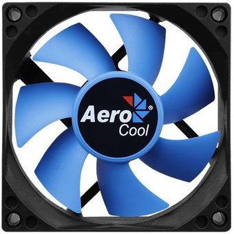  Вентилятор Aerocool Motion 8 Plus (Motion 8 Plus 80) 80x80mm 3-pin 4-pin(Molex)25dB 90gr Ret 