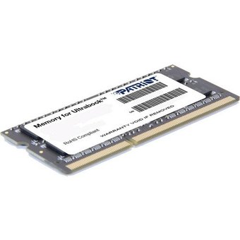 ОЗУ 4Gb 1600MHz Patriot PSD34G1600L81S RTL PC3-12800 CL11 SO-DIMM 204-pin 1.35В dual rank 
