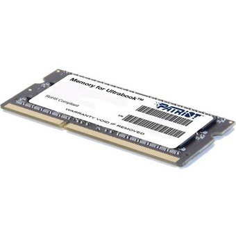  ОЗУ 4Gb 1600MHz Patriot PSD34G1600L81S RTL PC3-12800 CL11 SO-DIMM 204-pin 1.35В dual rank 