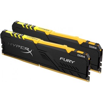  ОЗУ Kingston HyperX FURY Black HX436C17FB3AK2/32 DDR4 DIMM 32Гб (2х16Гб) 3600MHz CL17, RGB 