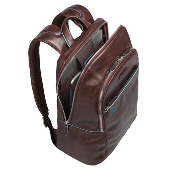  Рюкзак унисекс Piquadro Blue Square CA3214B2/MO коричневый натур.кожа 