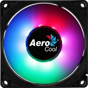  Вентилятор Aerocool Frost 8 (Frost 8 FRGB Molex + 3P) 80x80mm 3-pin 4-pin(Molex)28dB 90gr LED Ret 