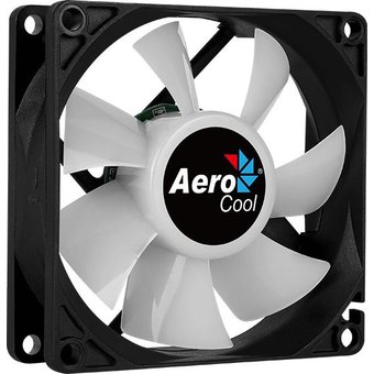  Вентилятор Aerocool Frost 8 (Frost 8 FRGB Molex + 3P) 80x80mm 3-pin 4-pin(Molex)28dB 90gr LED Ret 