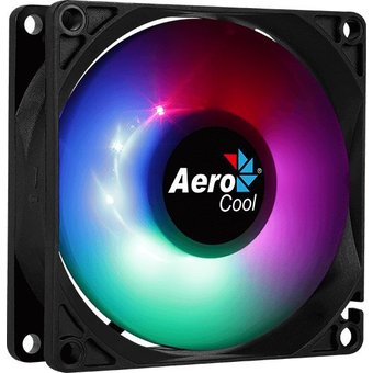  Вентилятор Aerocool Frost 8 (Frost 8 FRGB Molex + 3P) 80x80mm 3-pin 4-pin(Molex)28dB 90gr LED Ret 
