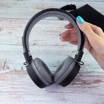  Наушники bluetooth YISON Celebrat A4 (серый) 