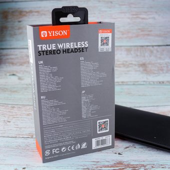  Наушники bluetooth YISON Celebrat T4 TWS (белый) 