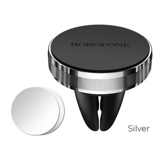  Автомобильный держатель Borofone BH8 Air outlet magnetic, silver 