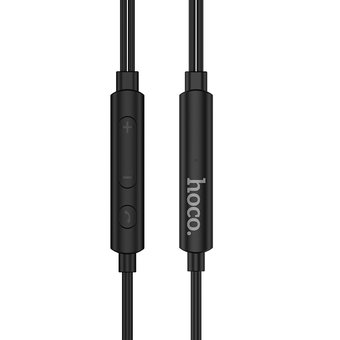  Наушники HOCO M53 Exquisite sound wired earphones with mic black 