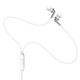  Наушники HOCO M71 Inspiring universal earphones with mic, white 