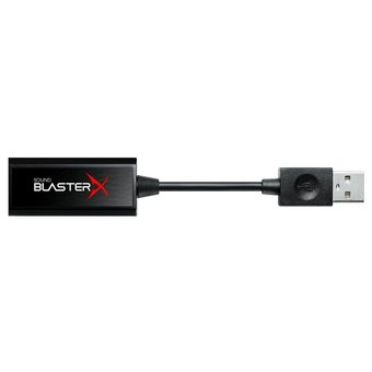  Звуковая карта CREATIVE Sound BlasterX G1 (70SB171000000) Black, retail (USB3.0, 7.1Ch, AP: BlasterX Acoustic Engine Pro, ЦАП: 24bit/96kHz) 